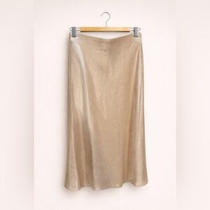 Wilfred Gold Maxi Skirt